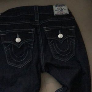 True religion dark blue jeans